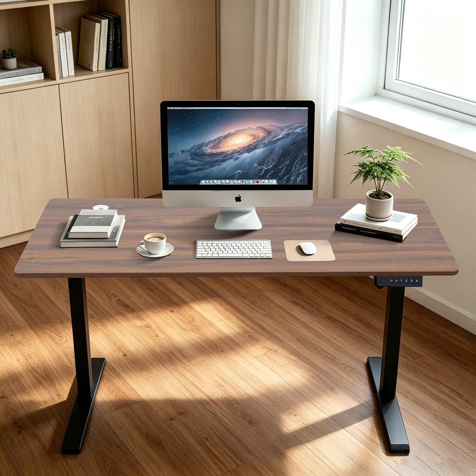Avoltrix Electric Standing Desk 120 × 60 cm, Height Adjustable Sit-Stand Desk with 3 Memory Presets, 70 kg Heavy-Duty Ergonomic Computer Desk for Home Office