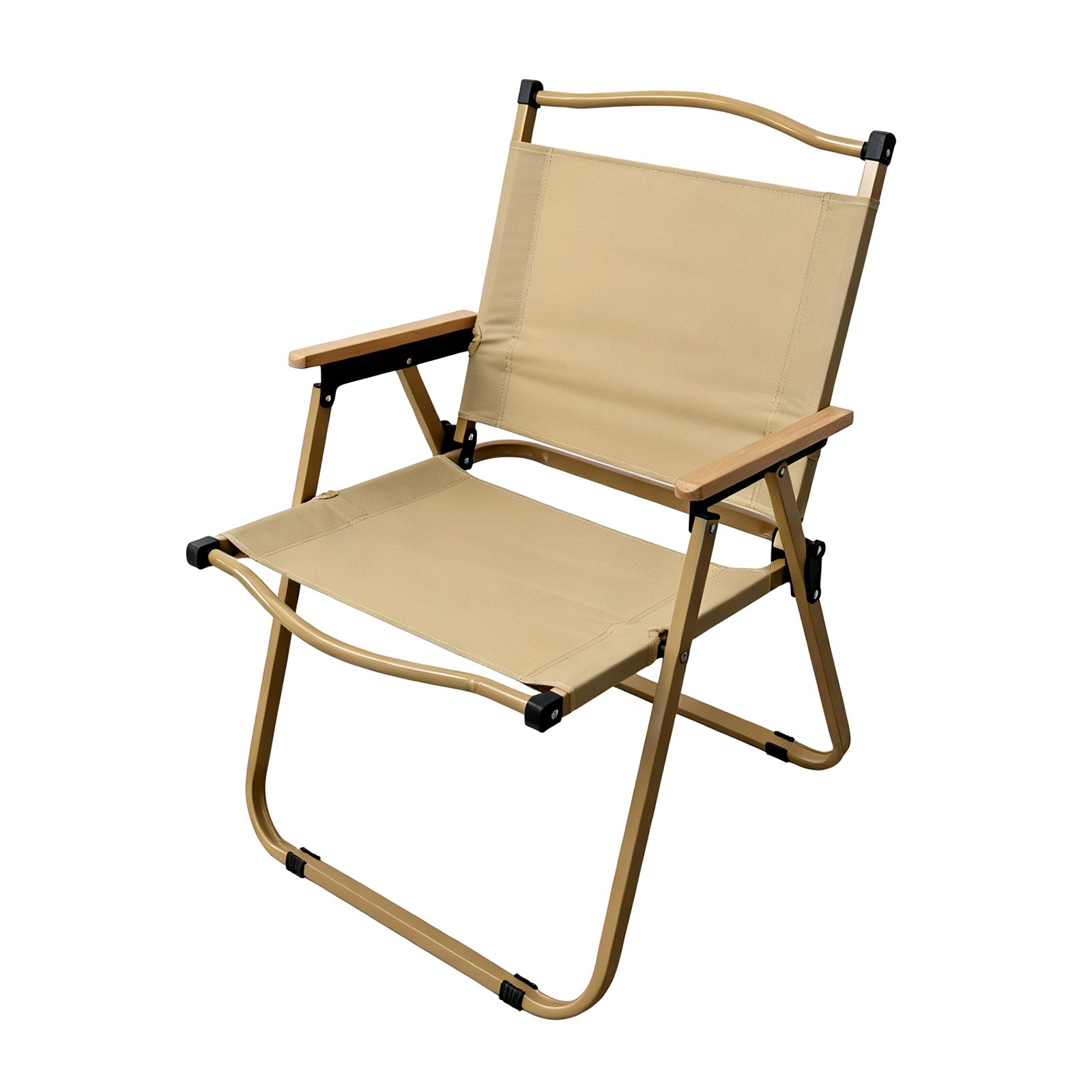 Avoltrix Portable Heavy Duty Folding Camping Chair – Oxford Fabric & Iron Frame, 120kg Capacity Outdoor Beach & Camping Chair