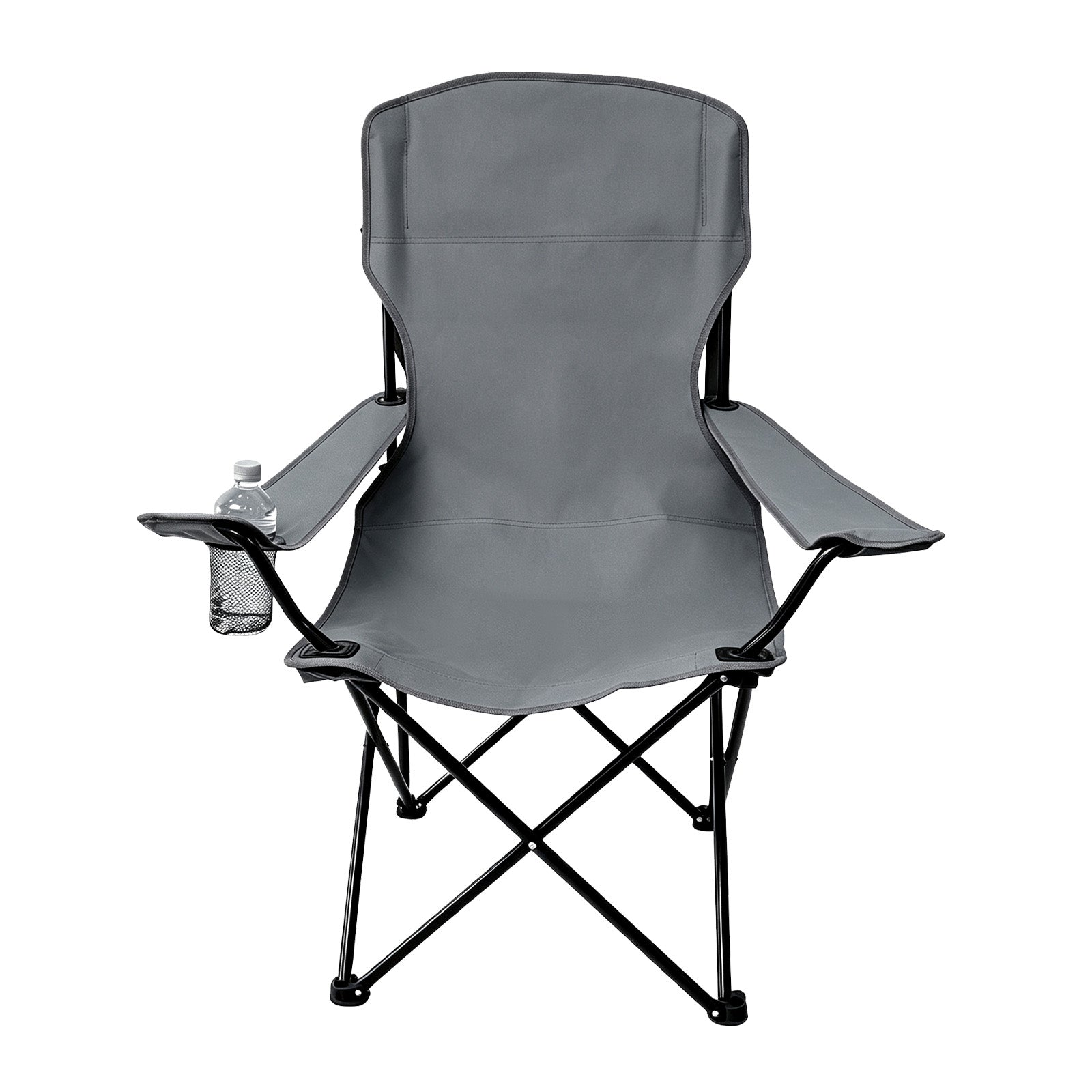 Avoltrix 2-Piece Heavy Duty Folding Camping Chair Set – Oxford Fabric & Iron Frame, 120kg Capacity Portable Outdoor Chairs for Camping, Beach & Fishing