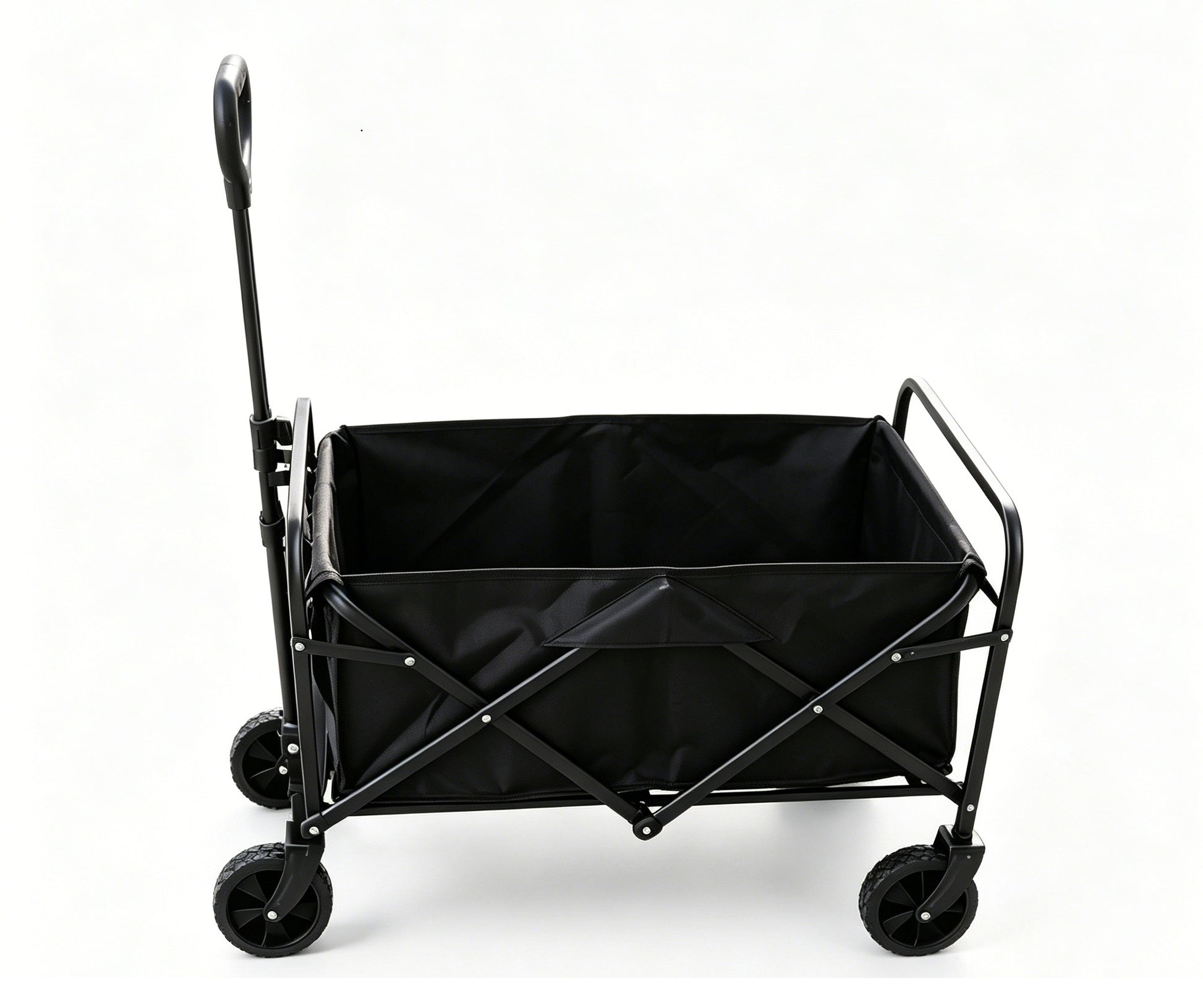 Avoltrix 130L Heavy Duty Folding Beach Trolley Cart – 120kg Load Capacity, Oxford Fabric & Iron Frame, All-Terrain Wheels, Portable Collapsible Wagon for Beach, Garden & Camping