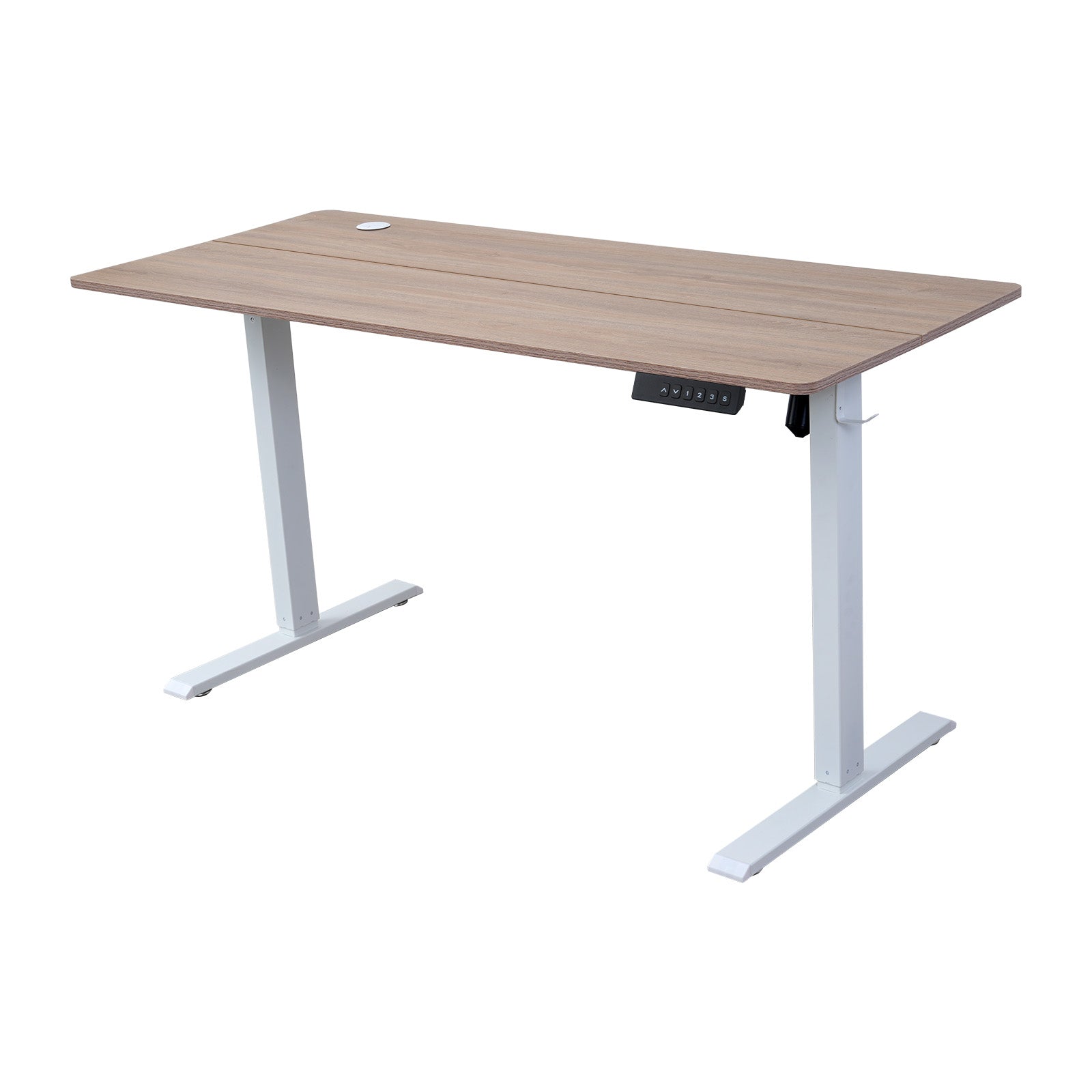 Avoltrix Electric Standing Desk 120 × 60 cm, Height Adjustable Sit-Stand Desk with 3 Memory Presets, 70 kg Heavy-Duty Ergonomic Computer Desk for Home Office